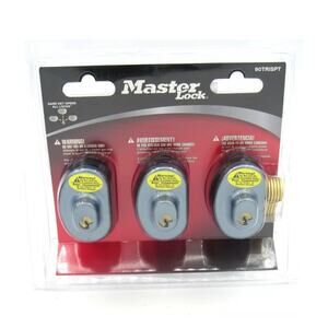 Master Lock (Model 90TRISPT) 3 Gun Locks with 6 Keys - Brand New